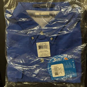 Navy Columbia Men's Bahama II Short Sleeve Shirt X-Large New
